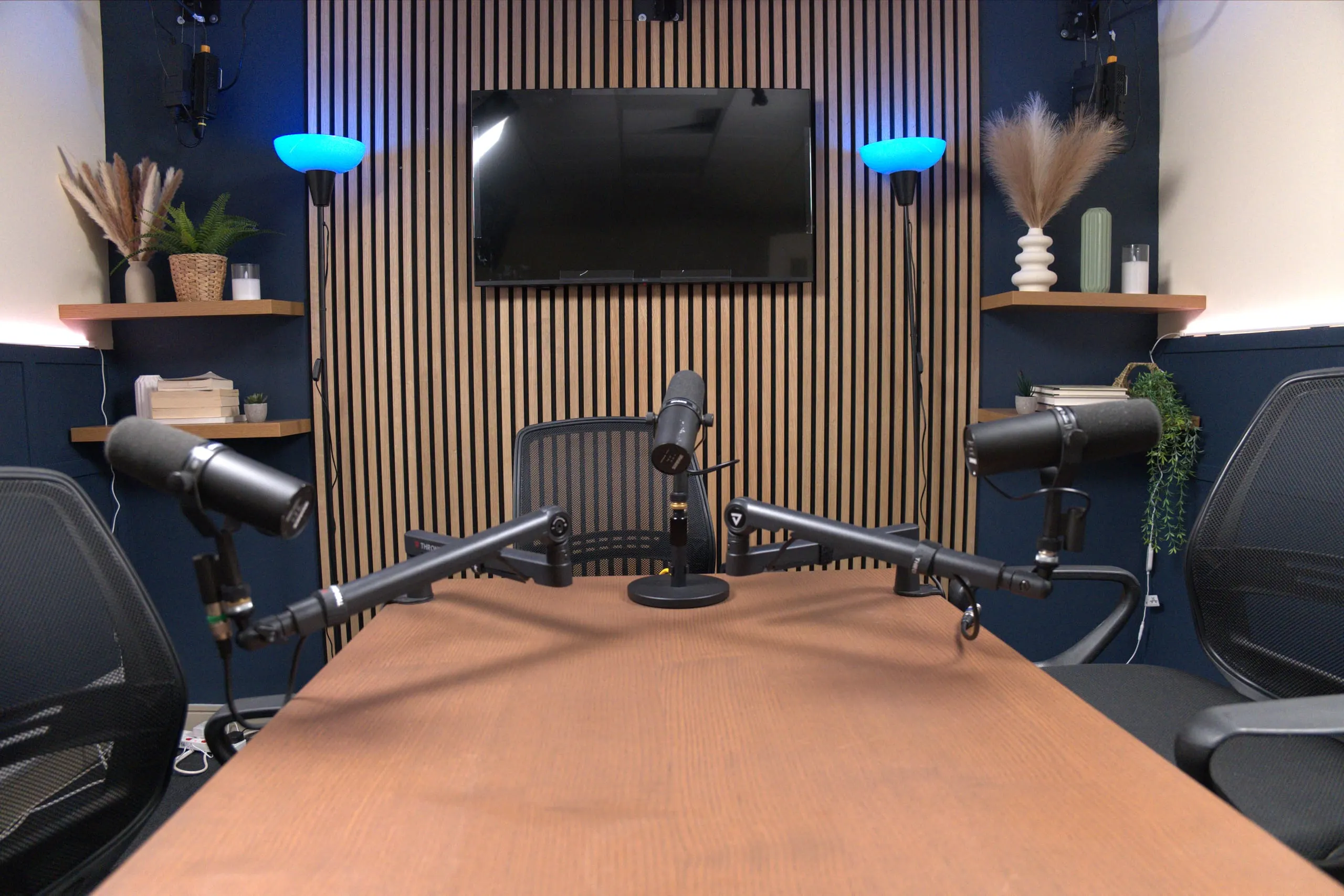 Room 4 podcast set at Myriad Studios, view 3 of 5