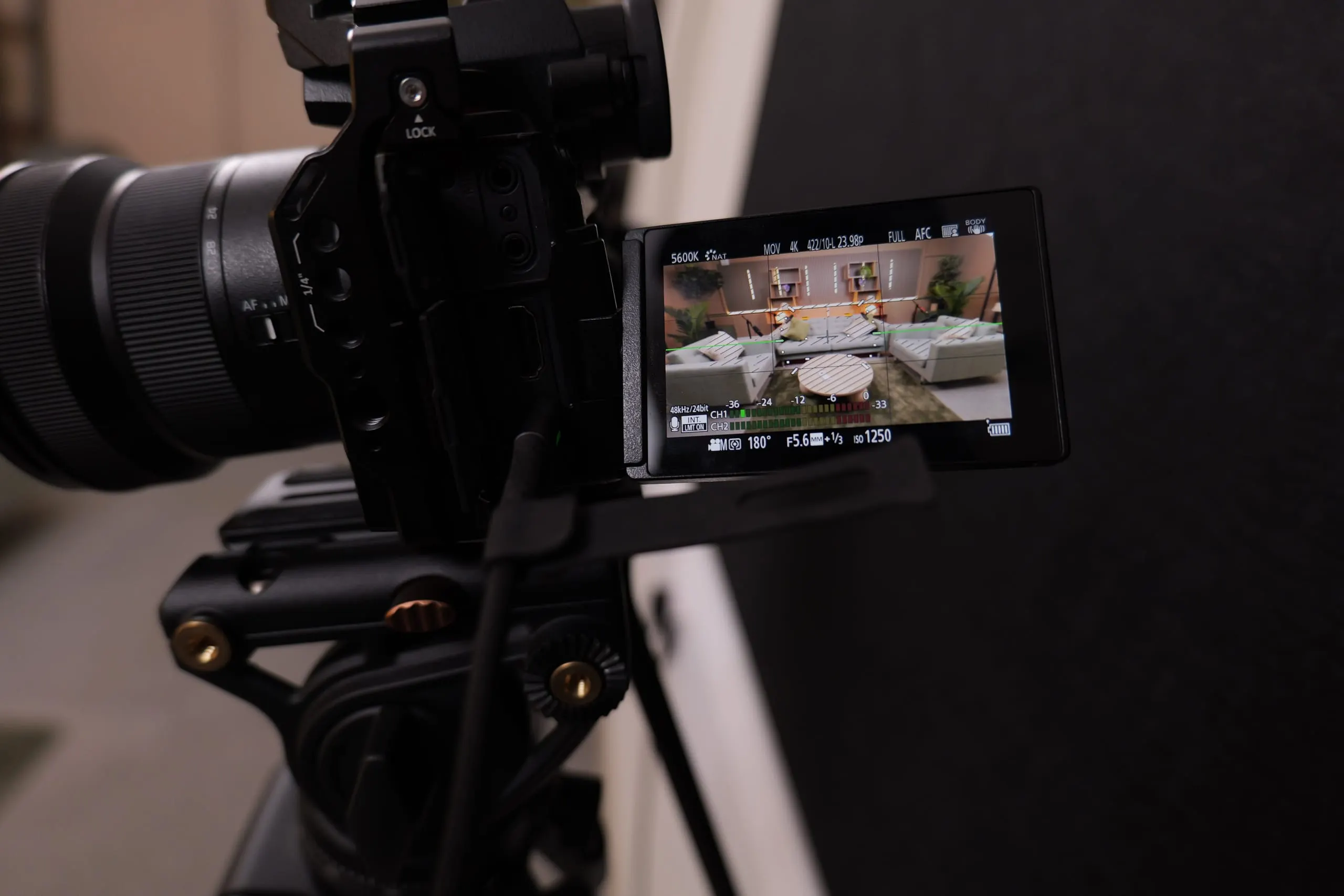 Room 2 podcast set at Myriad Studios, view 8 of 8